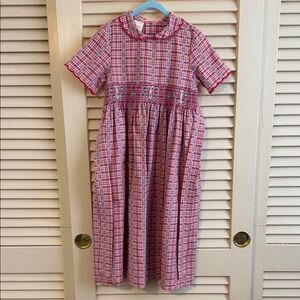 Vintage Laura Ashley Ruched Butterfly Dress - Girls Size 8